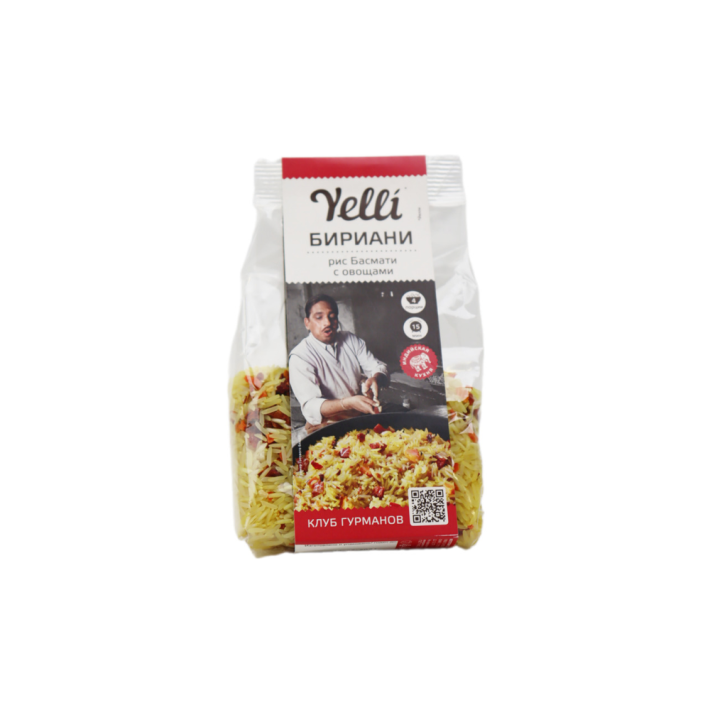 Рис Басмати с Овощами Бириани Yelli 250 г