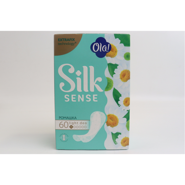 ПРОКЛАДКИ ЕЖЕДНЕВНЫЕ OLA SILK SENSE LIGHT СТРИНГ-МУЛЬТИФОРМ АРОМАТ РОМАШКА 60ШТ