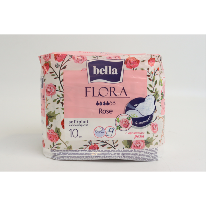 ПРОКЛАДКИ ГИГИЕНИЧЕСКИЕ BELLA FLORA ROSE 10ШТ