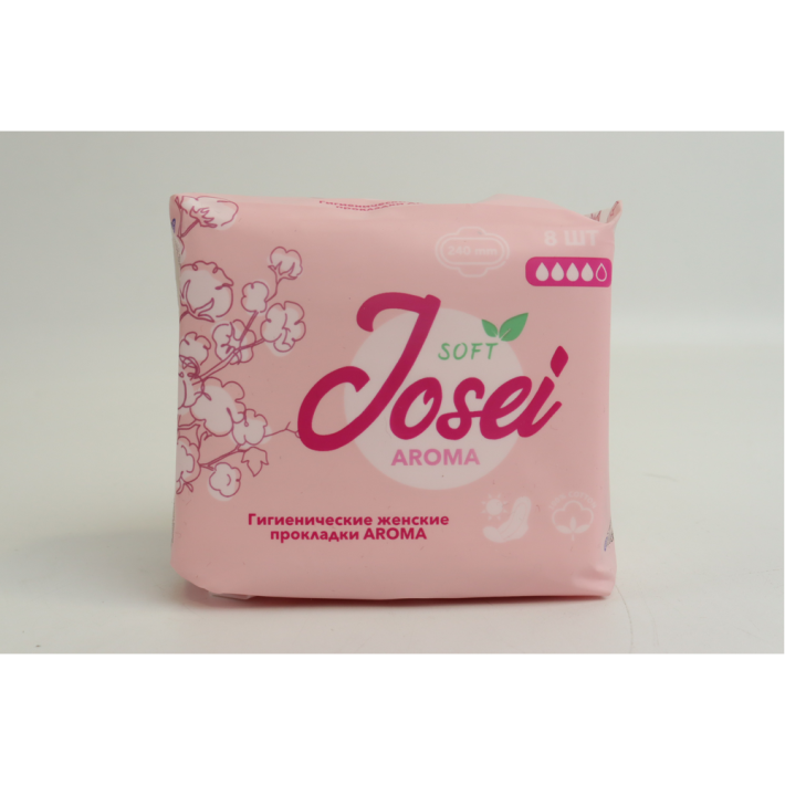 ПРОКЛАДКИ ГИГИЕНИЧЕСКИЕ JOSEI AROMA ДНЕВНЫЕ 240ММ 4КАПЛИ