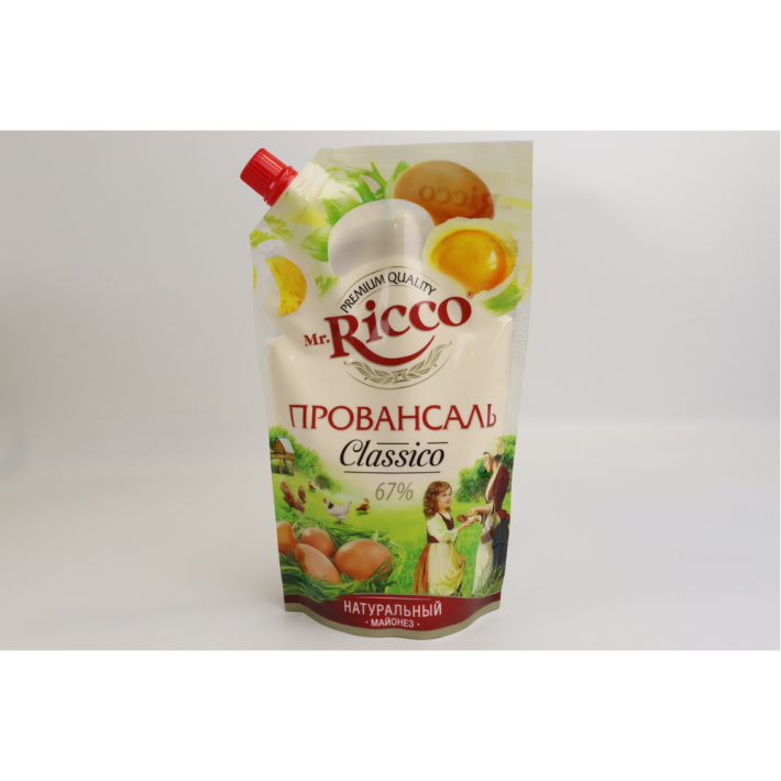 Майонез Mr Ricco Organic Провансаль 67% для 400 мл