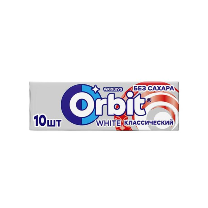 Резинка жевательная Orbit белоснежная классическая 13,6 г