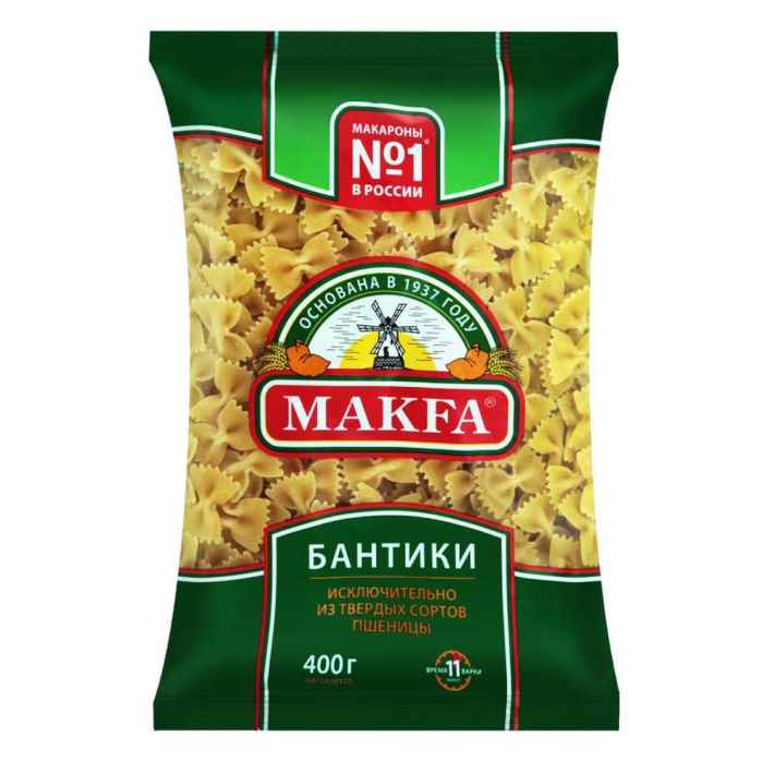 Макфа макароны бантики 400 г