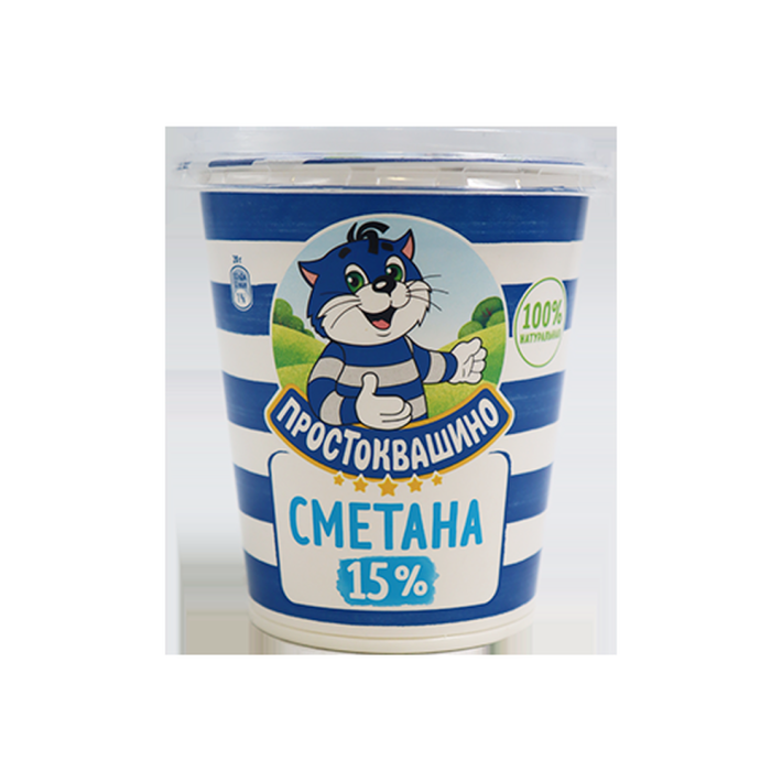 СМЕТАНА ПРОСТОКВАШИНО 300 ГР 15%