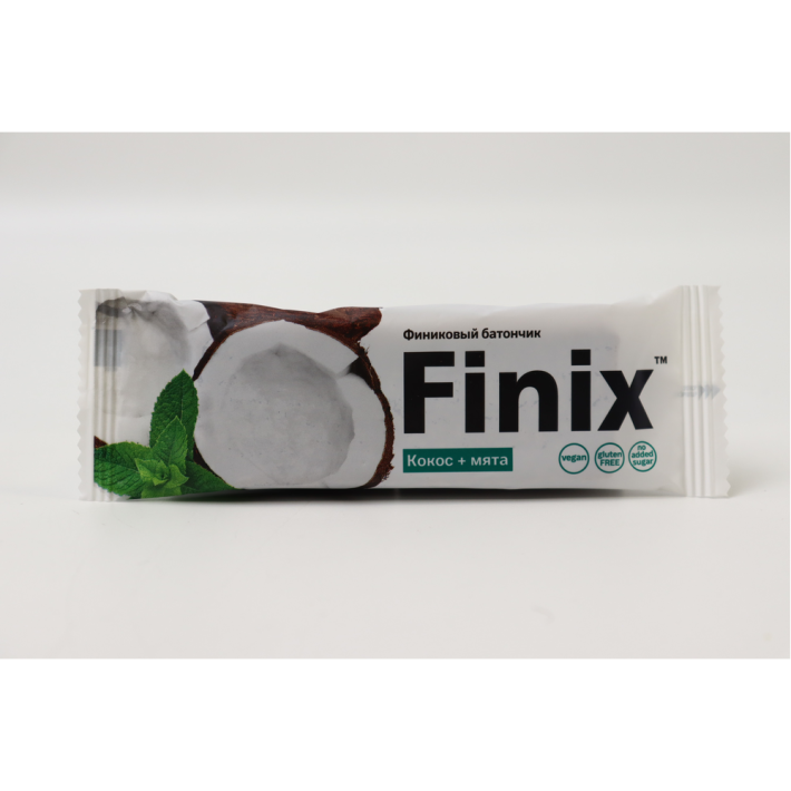 БАТОНЧИК FINIX ФИНИКОВЫЙ С КОКОСОМ И МЯТОЙ 30ГР