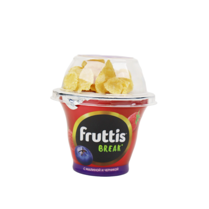 Йогурт Fruttis вкусный перерыв малина-черника 180 г