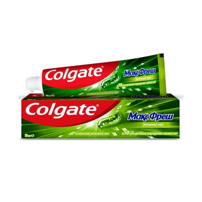 ПАСТА ЗУБНАЯ COLGATE МАКС ФРЕШ ЗЕЛЕНЫЙ ЧАЙ 100МЛ