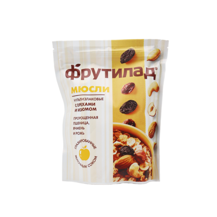 МЮСЛИ МУЛЬТИЗЛАКОВЫЕ С ОРЕХАМИ 270ГР