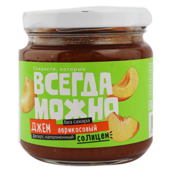 ДЖЕМ ВСЕГДА МОЖНО С/Б АБРИКОСОВЫЙ 200Г/6ШТ