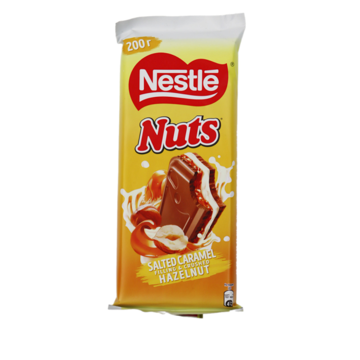 ПЛИТОЧНЫЙ ШОКОЛАД NESTLE NUTS 198Г