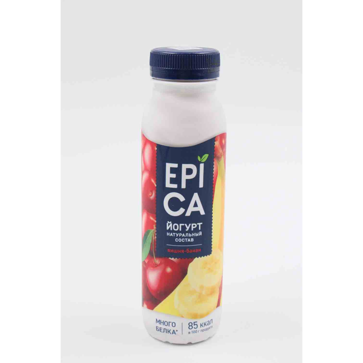 ЙОГУРТ ПИТЬЕВОЙ EPICA 2,5% ВИШНЯ БАНАН 260Г