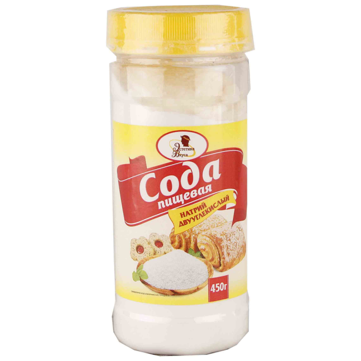 Сода пищевая Эстетика Вкуса престиж банка 450 г