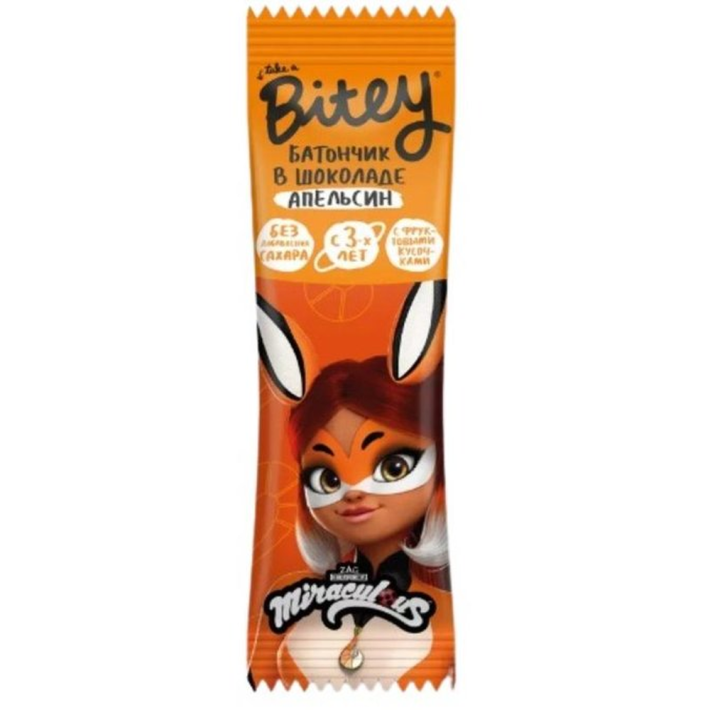 БАТОНЧИК В ШОК. С ФРУКТАМИ BITEY АПЕЛЬСИН (LADY BUG) 35ГР
