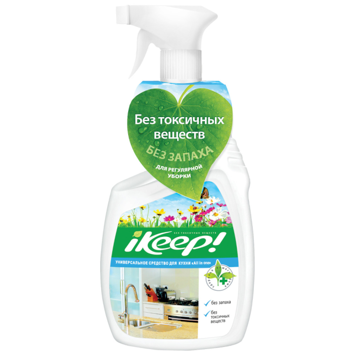 Средство Ikeep! универсальное для кухни all in one c триггером 750 мл