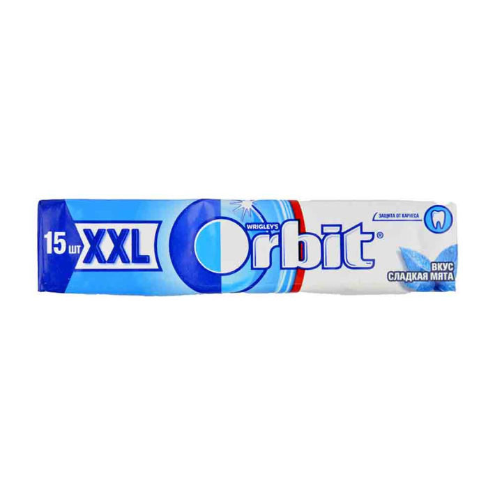 Резинка жевательная Orbit xxl сладкая мята 20,4 г