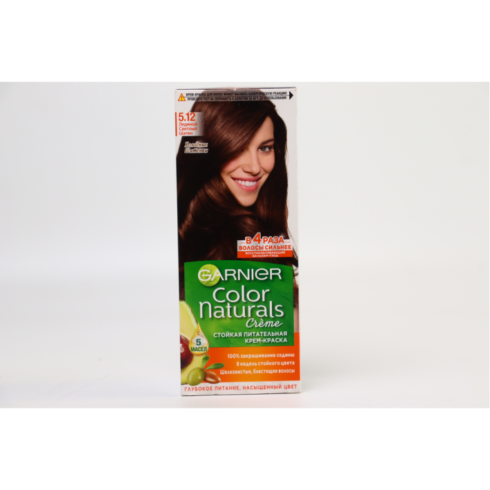 КРАСКА Д/ВОЛОС GARNIER COLOR NAT 5.12 ЛЕДЯН СВЕТЛ ШАТЕН