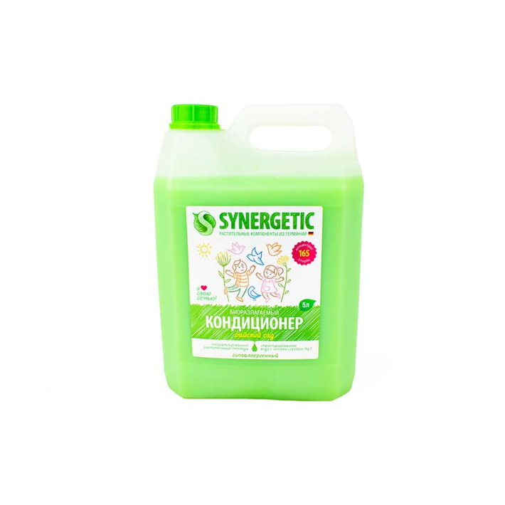 Synergetic кондиционер для белья райский сад 5 л