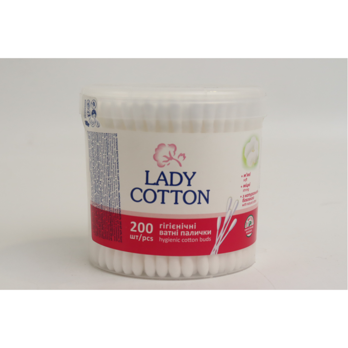 Палочки ватные Lady Cotton 200 шт