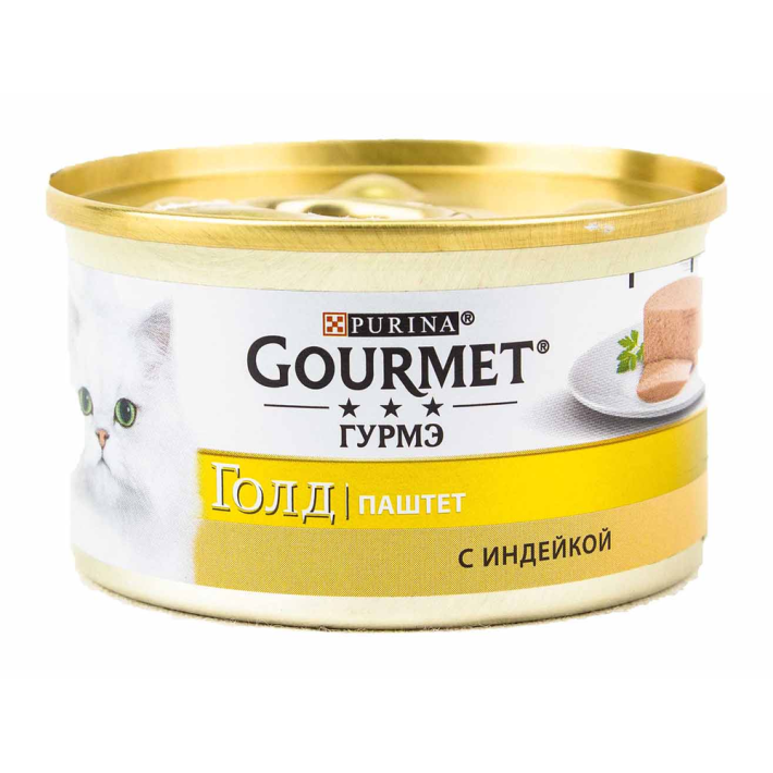 Влажный корм  Gourmet Gold с Индейкой 85 г