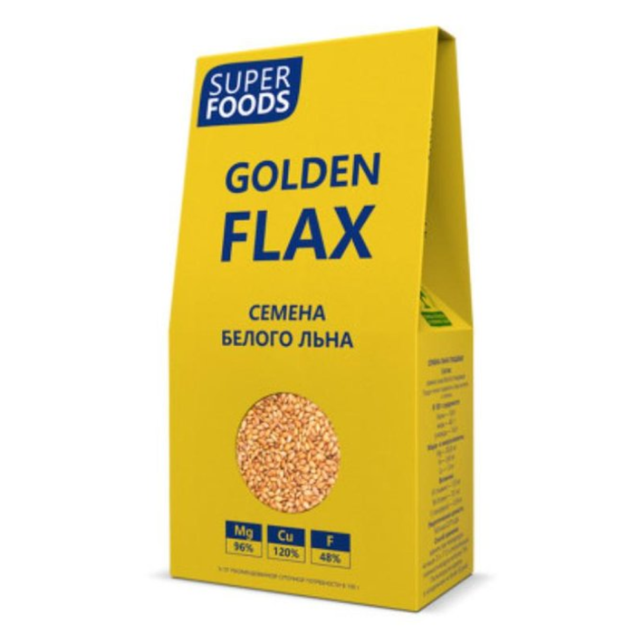 Семена белого льна пищевые Golden 150 г