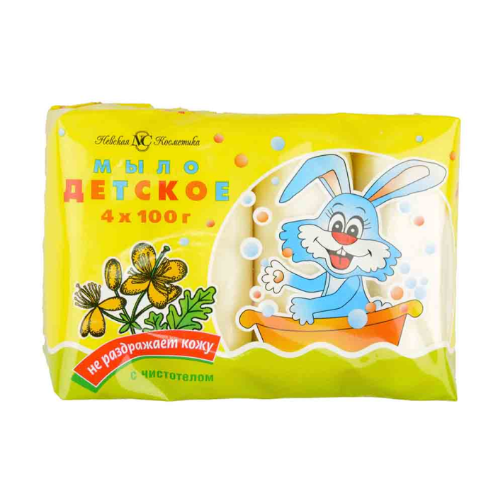 Детское мыло Невская Косметика с Чистотелом 100 г