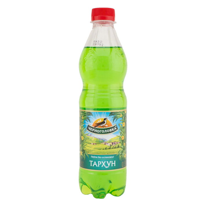 Лимонад Черноголовка тархун пластиковая бутылка 0,5 л