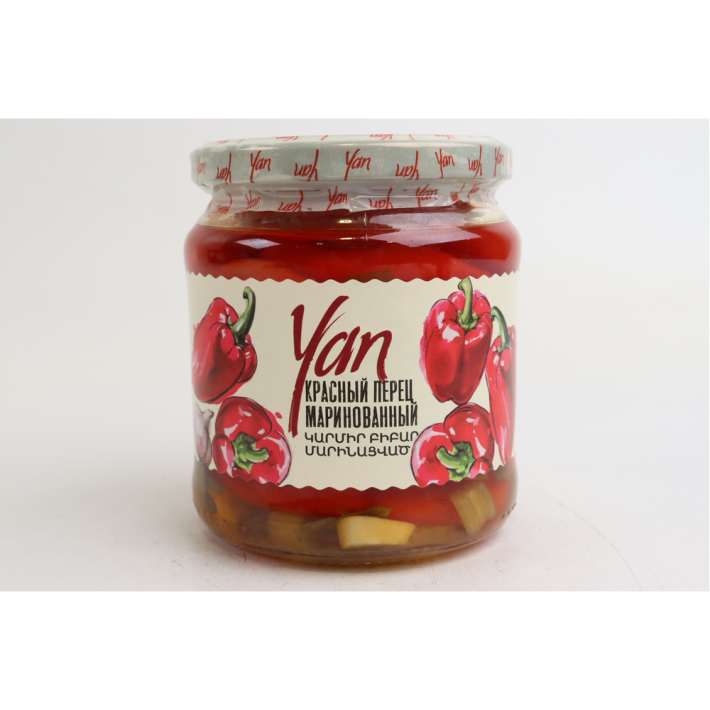 Перец Yan красное маринованный 470 г
