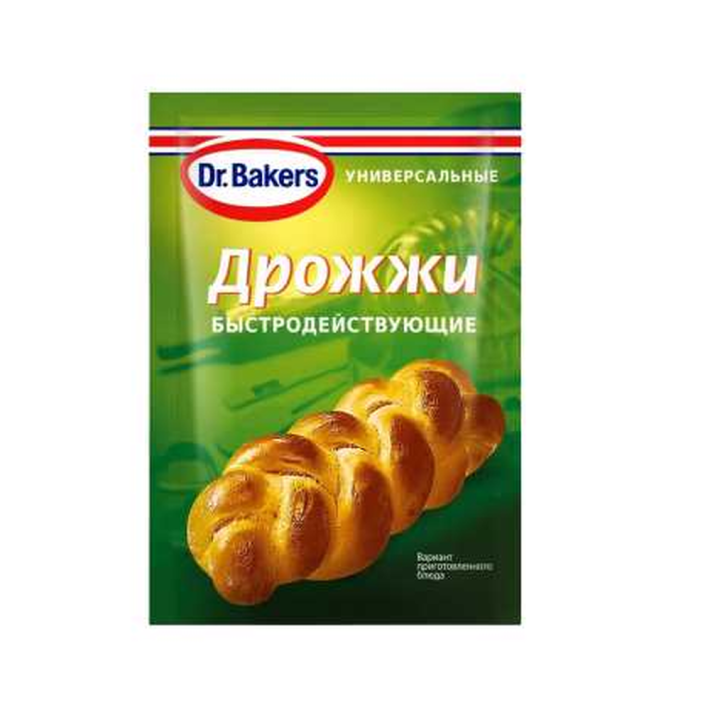 ДРОЖЖИ СУХИЕ DR.BAKERS МГНОВЕНН ДЕЙСТВИЯ 7ГР