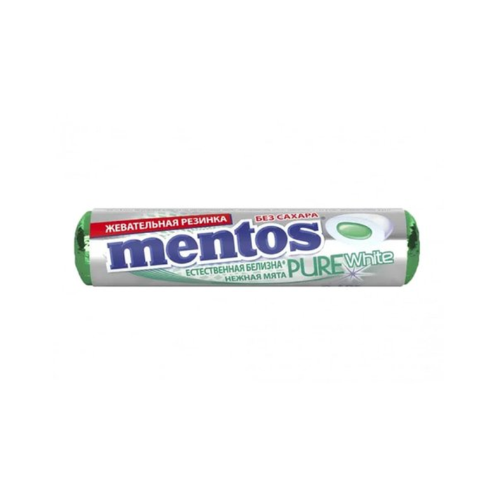 МЕНТОС ЖЕВАТЕЛЬНАЯ РЕЗИНКА НЕЖНАЯ МЯТА PERFETTI VAN MELLE 15,5ГР