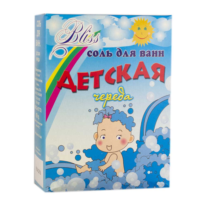 Соль для ванн детская Bliss череда 500 г