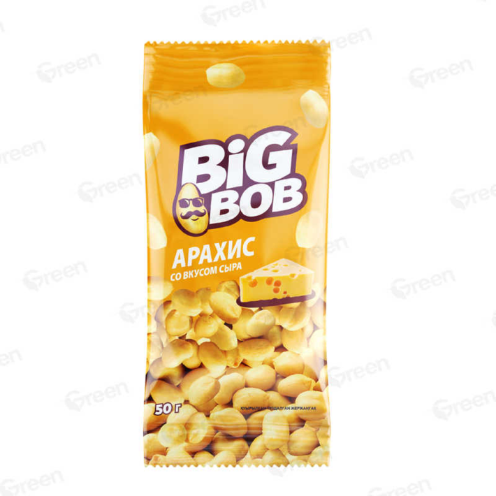 АРАХИС BIG BOB СО ВКУСОМ СЫРА 50ГР
