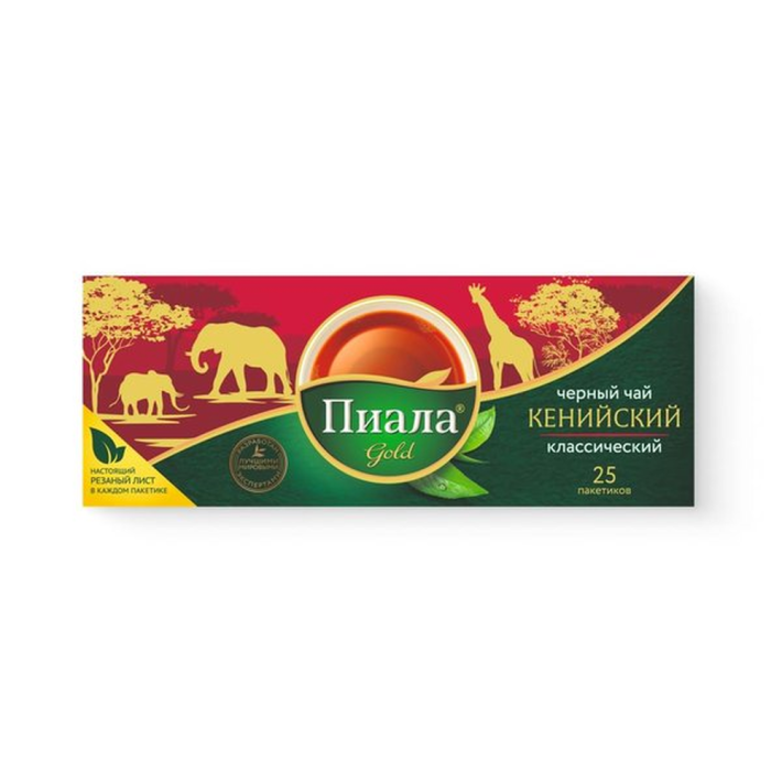 Чай Пиала gold черный ированный 25 шт