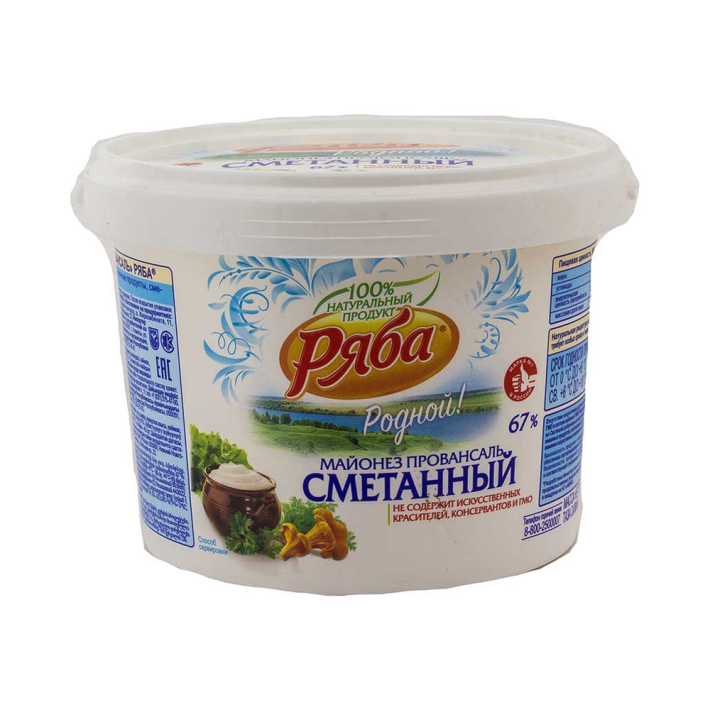 Майонез Ряба сметанный 67% 670 г