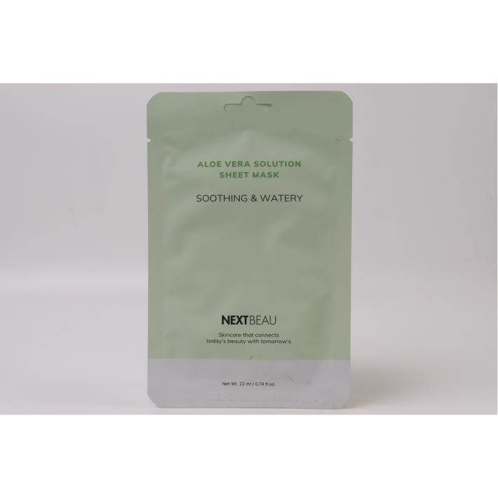 МАСКА ТКАНЕВАЯ NEXTBEAU SOOTHING&WATERY АЛОЭ 22МЛ