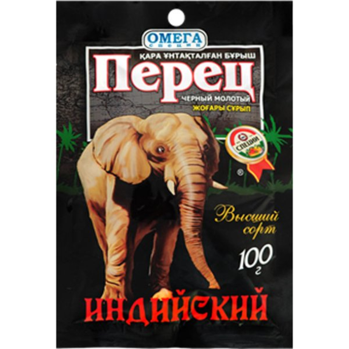 Перец черный индийский 100 г Омега