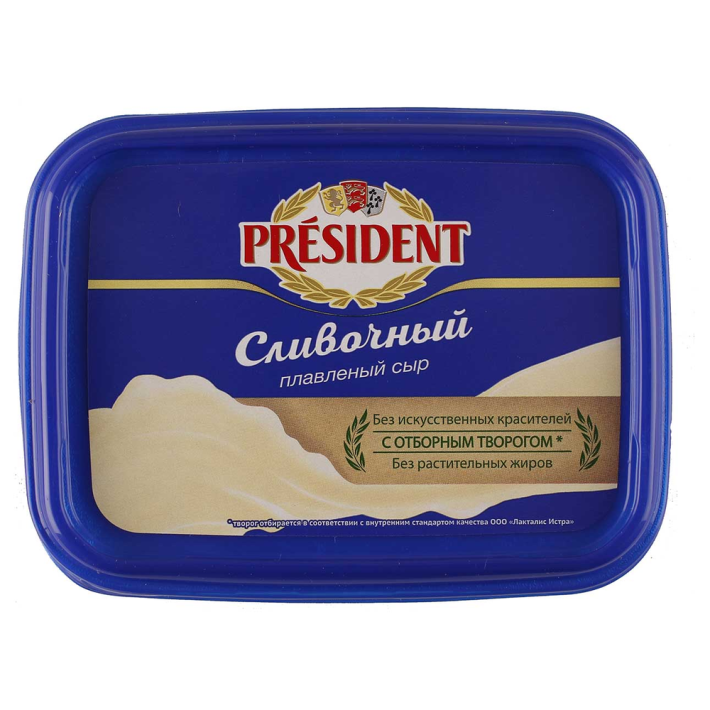 Сыр плавленый President сливочный 200 г