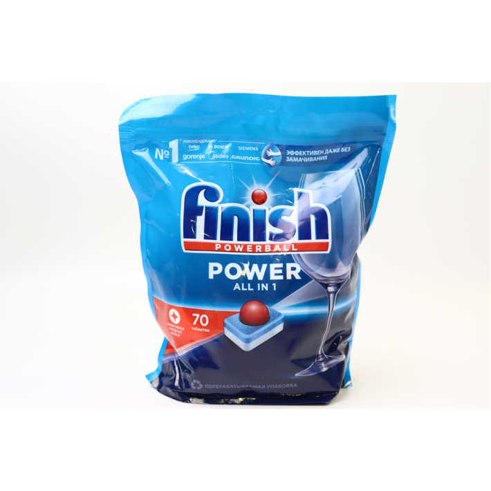 ТАБЛЕТКИ Д/ПММ FINISH POWER ALL IN 1 ДОЙ-ПАК 70ШТ