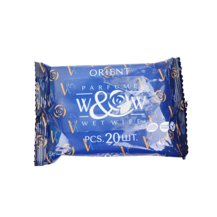 ГИГИЕН.САЛФЕТКИ ВЛАЖНЫЕ ПАРФЮМИРОВАННЫЕ W&W BLUE OCEAN 20ШТ