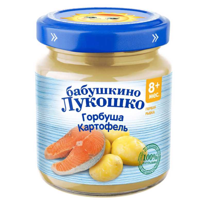 Пюре Бабушкино лукошко груша с картофелем 100 г
