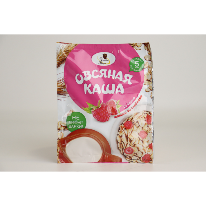 Каша овсяная Эстетика Вкуса малина со сливками 40 г