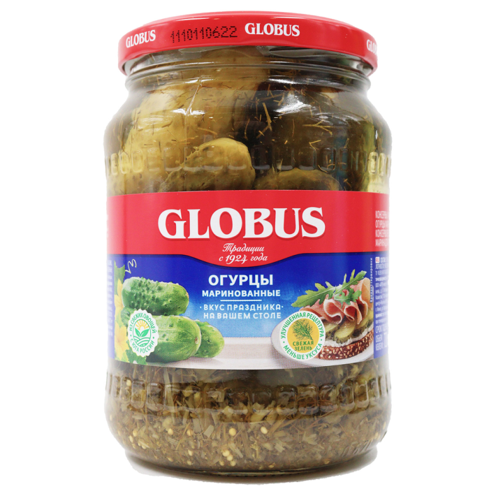 Огурцы Globus маринованные 720 мл