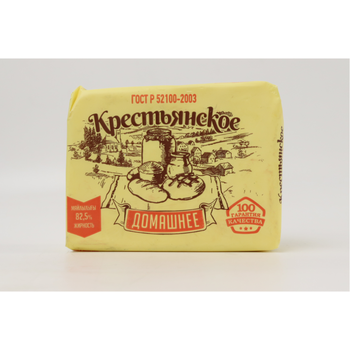 Масло сливочное Крестьянское домашнее 82,5% 180 г