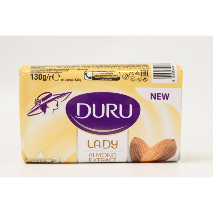 МЫЛО ТУАЛЕТНОЕ DURU LADY ALMOND 130ГР