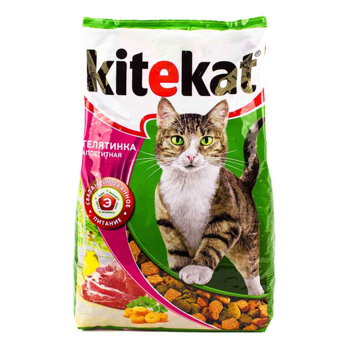 Корм сухой для кошек Ketikat Телятина аппетитная 1,9 кг