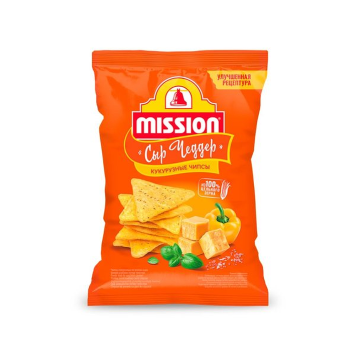 Чипсы Mission сыр чеддер 150 г