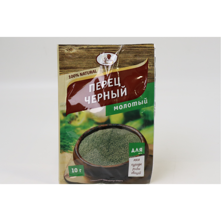 Перец Эстетика Вкуса черный молотыйотый natural 10 г