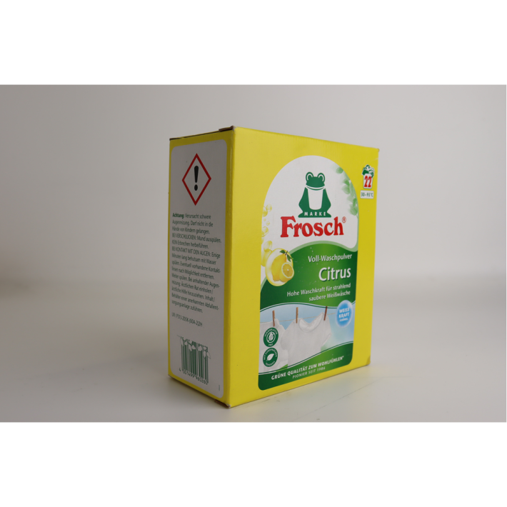 ПОРОШОК Д/СТИРКИ FROSCH БЕЛОГО БЕЛЬЯ КОНЦЕНТР ЦИТРУС 1,45КГ