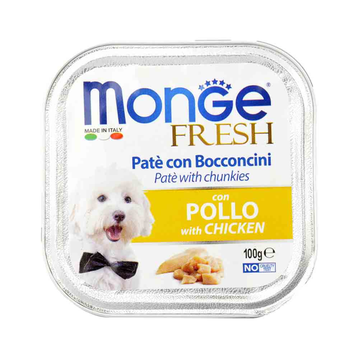 Паштет Monge fresh dog для собак с кур 100 г