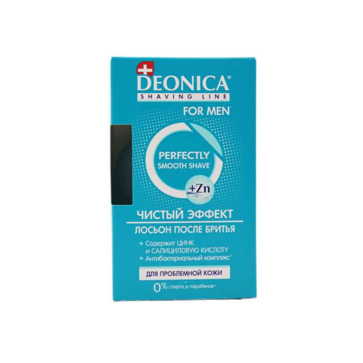 ЛОСЬОН ПОСЛЕ БРИТЬЯ DEONICA FOR MEN ЧИСТЫЙ ЭФФЕКТ 90МЛ