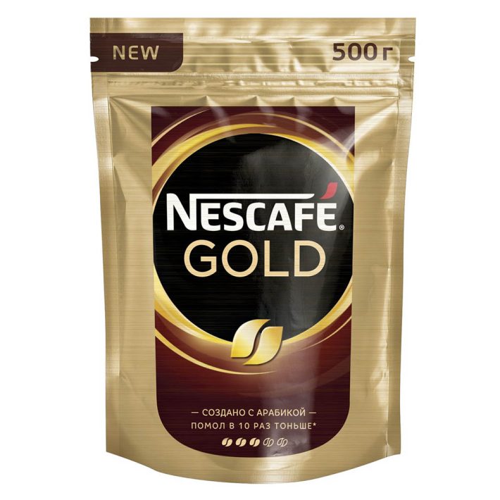 Кофе растворимый Nescafe gold дой шт 500 г